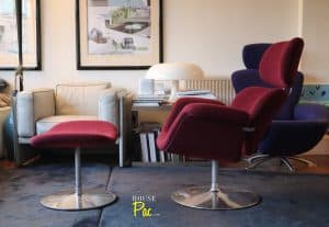 House of Pac - Big Tulip and ottoman by Pierre Paulin and Artifort