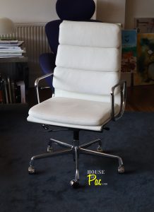 House of Pac - EA219 Softpad Eames Vitra White leather