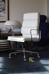 House of Pac - EA219 Softpad Eames Vitra White leather
