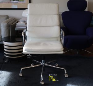 House of Pac - EA219 Softpad Eames Vitra White leather