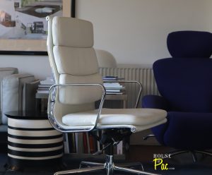 House of Pac - EA219 Softpad Eames Vitra White leather