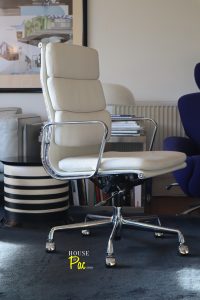 House of Pac - EA219 Softpad Eames Vitra White leather