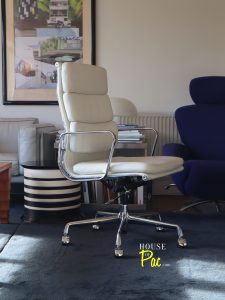 House of Pac - EA219 Softpad Eames Vitra White leather