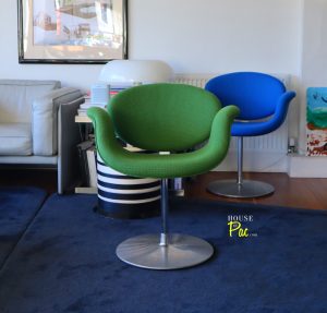 House Of Pac - Green and blue little tulip Pierre Paulin Artifort