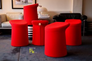 House of Pac - Lilla 2.0 Artifort Stool by Patrick Norguet in Kvadrat Tonus