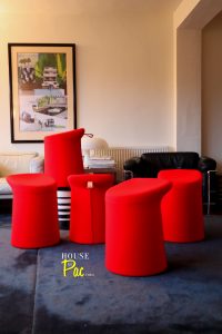 House of Pac - Lilla 2.0 Artifort Stool by Patrick Norguet in Kvadrat Tonus