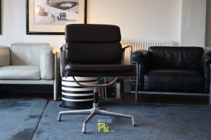 House of Pac - EA208 brown full leather Eames Vitra