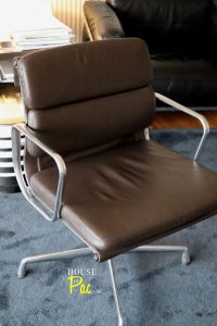 House of Pac - EA208 brown full leather Eames Vitra