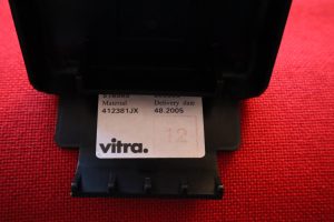 House of Pac - Red leather EA217 Vitra Eames