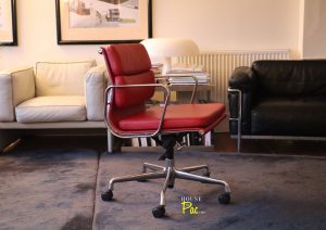 House of Pac - Red leather EA217 Vitra Eames