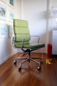 House of Pac - Green leather EA219 Eames Vitra