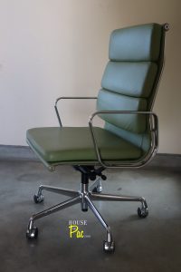 House of Pac - Green leather EA219 Eames Vitra