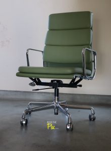 House of Pac - Green leather EA219 Eames Vitra