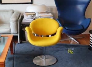 House of Pac - Little tulip Pierre Paulin Yellow Wool