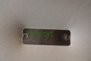 House of Pac - White leather Artifort little tulips by Pierre Paulin