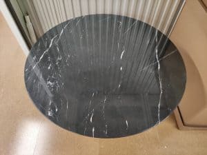 House of Pac - Knoll Studio Tulip Saarinen table in Nero Marquina marble