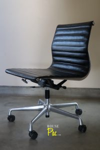 House of Pac - Vitra Eames Aluminium chair EA117 black leather