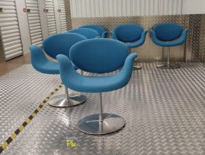 House of Pac - Cyan Wool Little tulips Pierre Paulin Artifort