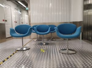 House of Pac - Cyan Wool Little tulips Pierre Paulin Artifort