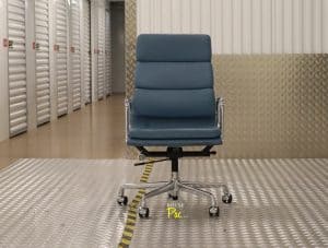 House of Pac - Eames EA219 blue leather Vitra