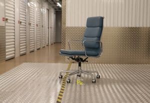 House of Pac - Eames EA219 blue leather Vitra