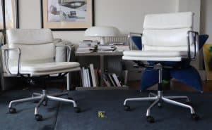 House of Pac - Vitra Eames EA217 Softpad chair white leather