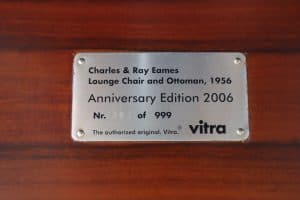 House of Pac - Limited Anniversary Edition Eames Lounge Chair by Vitra 50th anniversary