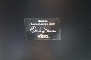 House of Pac - Eames Lounge Chair Vitra Chrome and Black