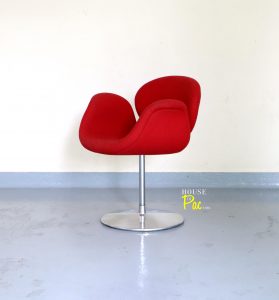 House of Pac - Little tulip red wool Artifort Pierre Paulin