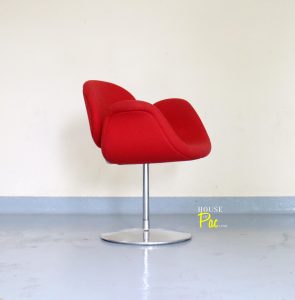 House of Pac - Little tulip red wool Artifort Pierre Paulin