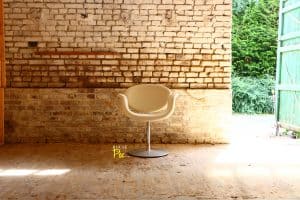 House of Pac - Little tulip Pierre Paulin Artifort Cream Leather