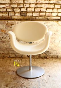 House of Pac - Little tulip Pierre Paulin Artifort Cream Leather