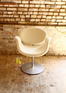 House of Pac - Little tulip Pierre Paulin Artifort Cream Leather