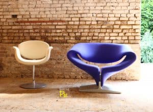 House of Pac - Little tulip Pierre Paulin Artifort Cream Leather