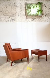 House of Pac - Kurt Ostervig Model 55 armchair and ottoman