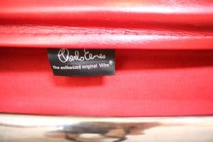 House of Pac - Eames EA117 red leather aluminium chair by Vitra