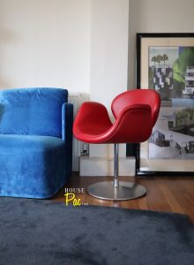House of Pac - Little tulip Red leather, Pierre Paulin, Artifort