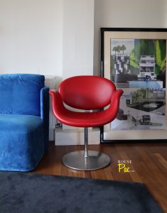 House of Pac - Little tulip Red leather, Pierre Paulin, Artifort