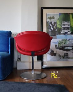 House of Pac - Little tulip Red leather, Pierre Paulin, Artifort