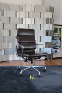 House of Pac - EA219 Brown leather Eames Vitra