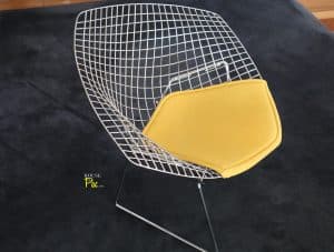 House of Pac - Bertoia Knoll Diamond Chairs Yellow
