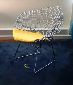 House of Pac - Bertoia Knoll Diamond Chairs Yellow