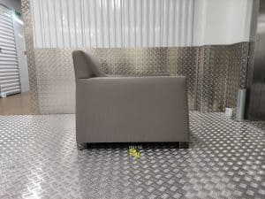 House of Pac: Minotti And Armchair in grey leather