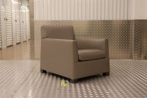 House of Pac: Minotti And Armchair in grey leather
