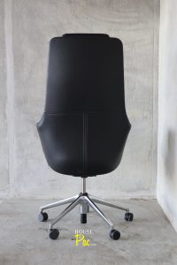 House of Pac: Vitra Grand Executive Citterio black leather high back