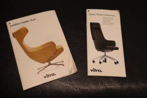 House of Pac: Vitra Grand Executive Citterio black leather high back