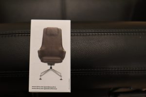 House of Pac: Vitra Grand Executive Citterio black leather high back